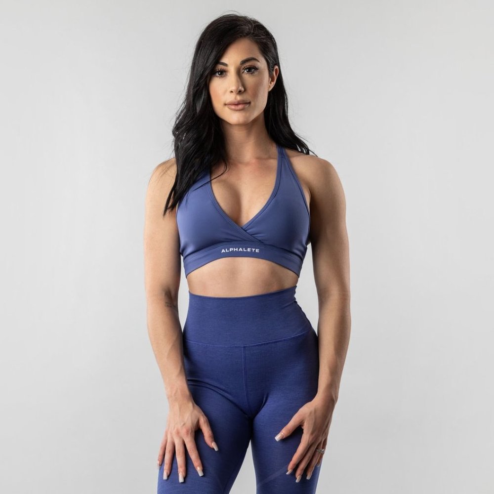 ISO Alphalete Surface Wrap Bra XXS or XS